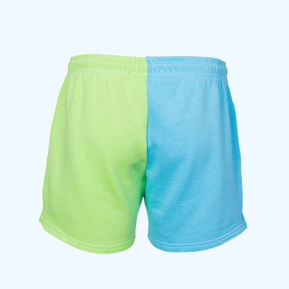 Moriah Elizabeth Pickle/Derp Color Block Sweat Shorts - Picture 2 of 10